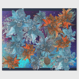 PAPEL DE REGALO PUNTOS AZULES ROJOS,ESTÁNDARES NAVIDADES EN DERRAM