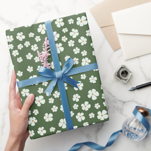 Papel De Regalo Puntos botánicos (Regalar)