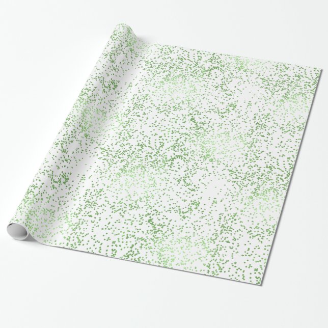 Papel De Regalo Puntos de Confetti Mint (Desenrollado)