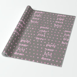 Papel De Regalo Puntos de purpurina de lujo