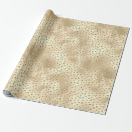Papel De Regalo Puntos Purpurinas Glitzy Gold
