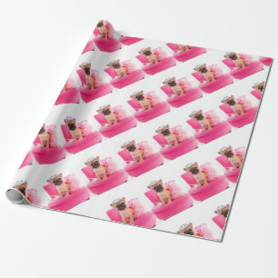 Papel De Regalo Puppy french bulldog disguised
