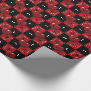 Papel De Regalo Puppy Lover Checks PAPER DE RAPIDEZ DE 200 GIFT