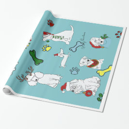 PAPEL DE REGALO PUPPY XMAS WRAPPING PAPER