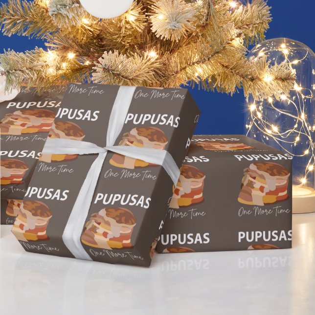 Papel De Regalo Pupusas El Salvador Salvador Pan Pupusas (Vacaciones)