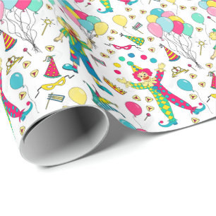 Papel De Regalo Puriosos payasos judíos