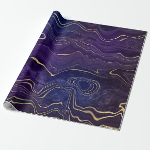 PAPEL DE REGALO PURPLE GOLD MARBLE BRAP BODA