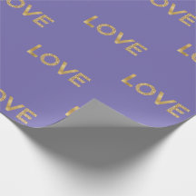 Purple Gold Purpurina Love        