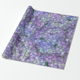 Papel De Regalo Purple hydrangea flowers