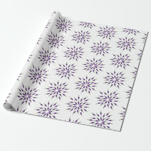 Papel De Regalo Purple Peppers mandala Arte