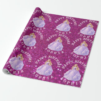 Papel De Regalo Purple Princess 