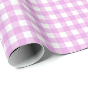 Papel De Regalo Púrpura Ligera Rosa Sencilla Enchapada
