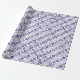 Papel De Regalo Púrpura Lilac Pearl Purpurina Mermaid