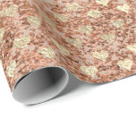 Papel De Regalo Purpurina Corazón Rosa Rosa Críticos de Oro Glam b<br><div class="desc">Glam y Moda Delicate envolver florencia de papel</div>