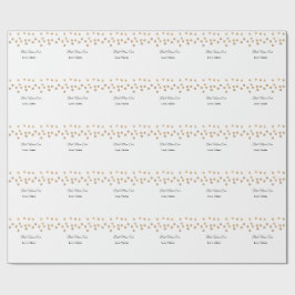 Papel De Regalo Purpurina de bolas doradas mejor mamá jamás agrega