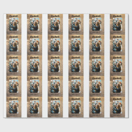 Papel De Regalo Purpurina de oro graduación de foto añadir texto d