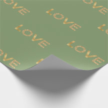 Purpurina de oro verde amor