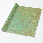 Papel De Regalo Purpurina de oro Verde azulado Aqua Girly Glam Fie<br><div class="desc">Purpurina de oro Verde azulado Aqua Girly Glam Fiesta de moda papel de envolver</div>