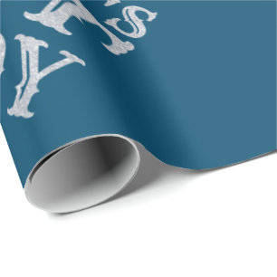 Papel De Regalo Purpurina del Día del Padre de los mejores papás d