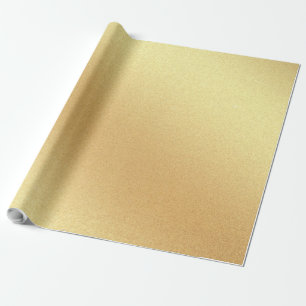 Papel De Regalo Purpurina Glossy Faux Gold Elegant Regalo Guay mod