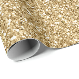 Papel De Regalo Purpurina Gold Glitz