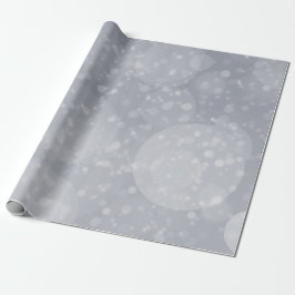 Papel De Regalo Purpurina gris plateado Bonito blanco Chispa de bo