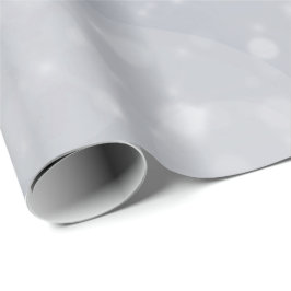 Papel De Regalo Purpurina gris plateado Bonito blanco Chispa de bo