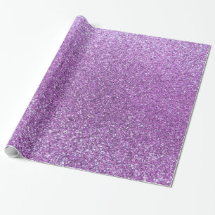 Papel De Regalo Purpurina purpúreo claro