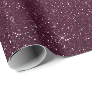 Papel De Regalo Purpurina Urban Minimal Burgundy Beet Bordeaux