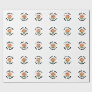 Papel De Regalo Puse la galleta de Navidad para Santa