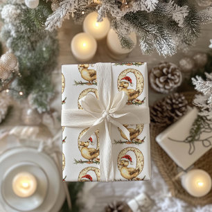 Papel De Regalo Quacking Xmas Duck Letter Q Navidades