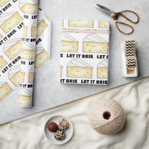 Papel De Regalo Que Brie (Be) Comida con vinagre de queso Cocina f