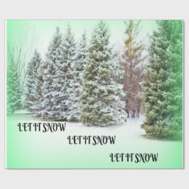 Papel De Regalo ¡Que La Nieve! ¡Que La Nieve! ¡Que nieve!