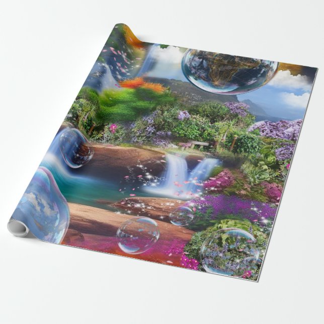 Papel De Regalo Qué mundo maravilloso en el que vivo (Desenrollado)