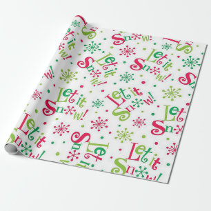 Papel De Regalo "Que nieve"