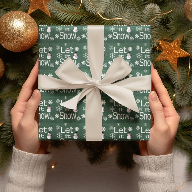 Papel De Regalo Que nieve (Subido por el creador)