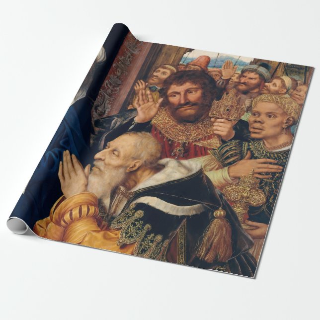 Papel De Regalo Quentin Matsys - La Adoración del Magi (Desenrollado)