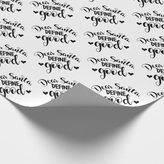 Papel De Regalo Querido Santa (Esquina)