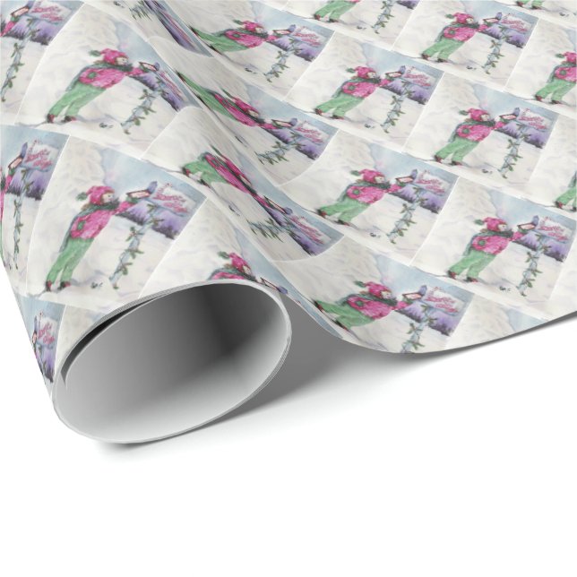 Papel De Regalo Querido Santa (Esquina del rollo)