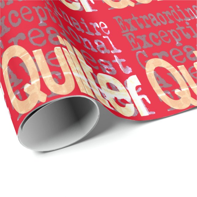 Papel De Regalo Quilter Extraordinaire (Esquina del rollo)