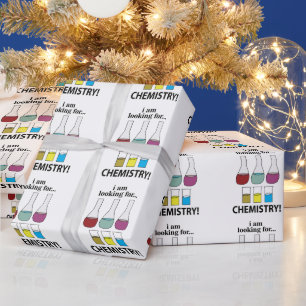 Papel De Regalo Química Divertida Estoy Buscando Química