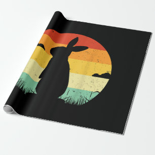 Papel De Regalo Rabbit Retro Vintage Estilo Bunny Lover