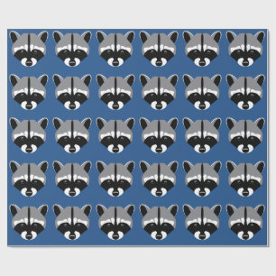 Papel De Regalo Raccoon con los ojos tristes