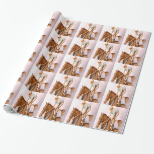 Papel De Regalo Race Horse y Jockey