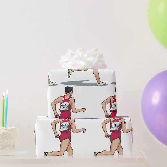 Papel De Regalo Race Walker Atlete Sports Runner en movimiento (Subido por el creador)