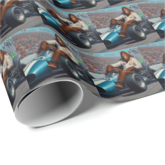 Papel De Regalo Racecar Bigfoot