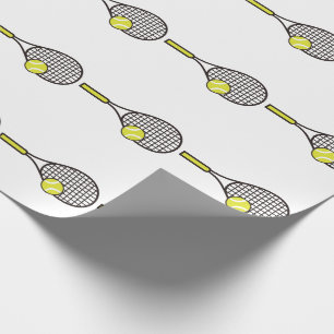 Papel De Regalo Racquet de tenis y bola