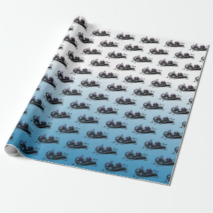 Papel De Regalo Rafting del río de aguas blancas
