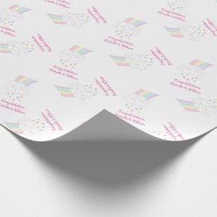 Papel De Regalo Rainbow Baby Shower