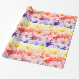 Papel De Regalo Rainbow Daisies